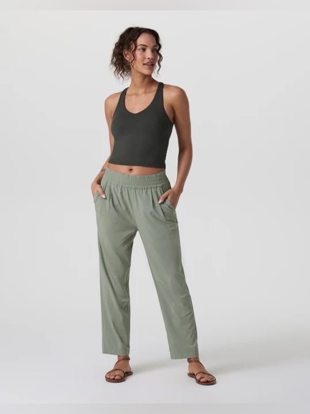 VUORI green villa ankle pant